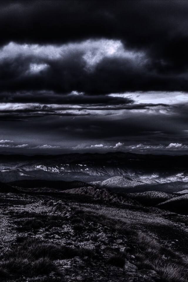 Горы в HDR обои