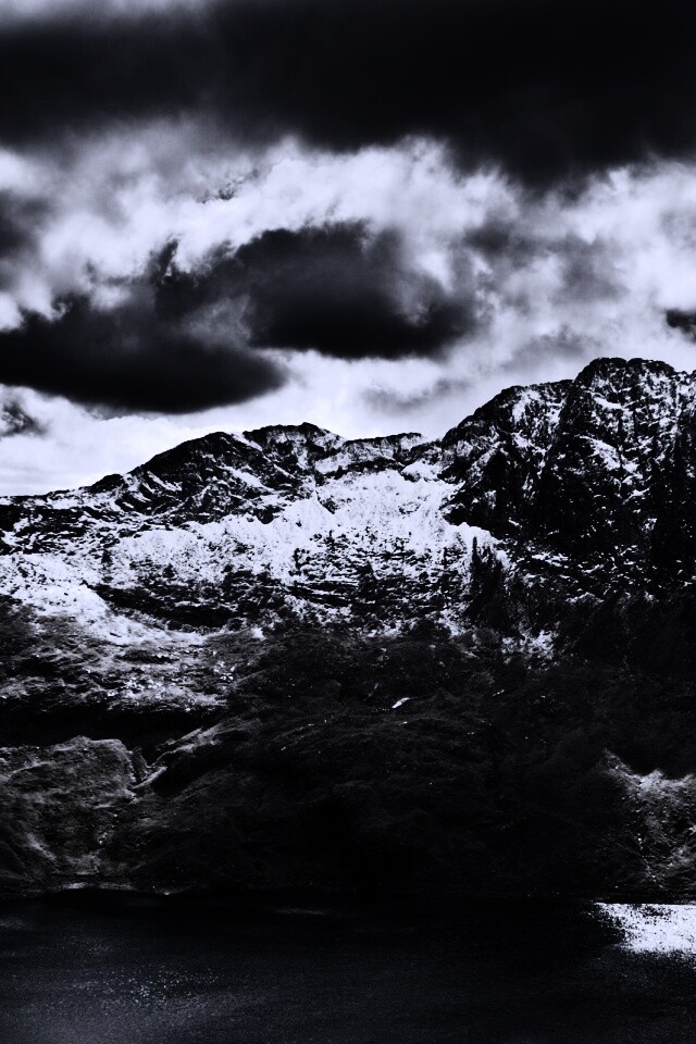 Вид на горы обои