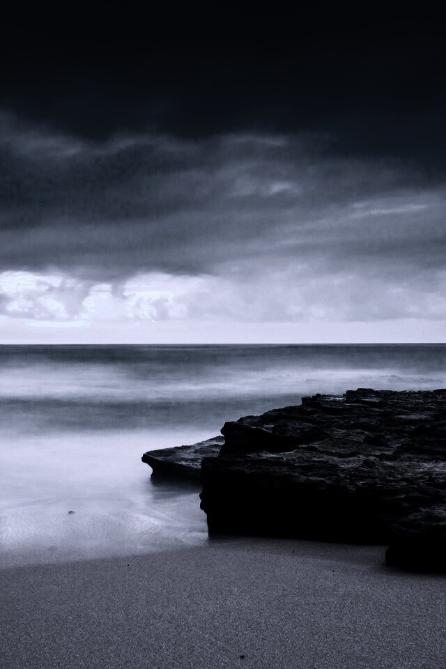 На берегу обои