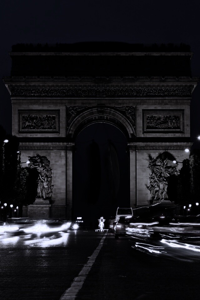 Арка на елисейских полях обои