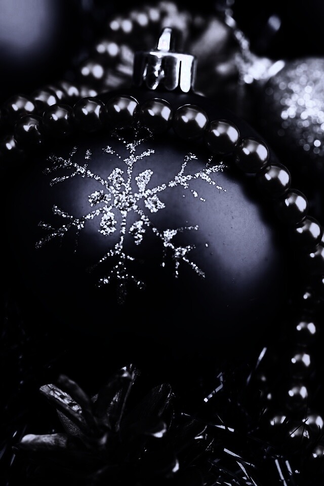 Новогодние украшения для елки обои