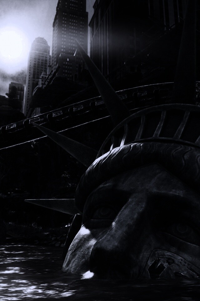 Руины статуи свободы в Crysis обои