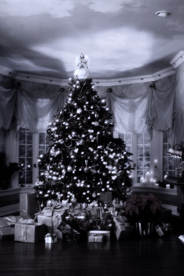 Подарки под ёлкой обои