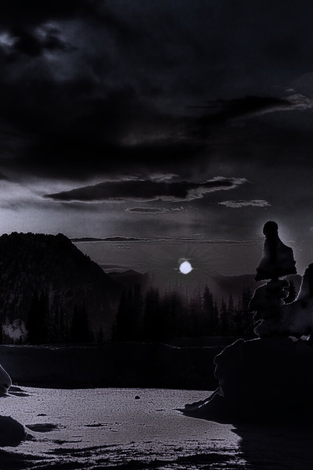 Зимнее солнце обои