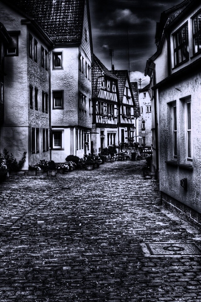 Старый городок обои