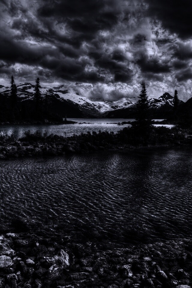 Горная река обои