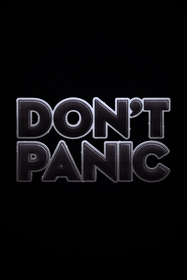 Не паникуй обои