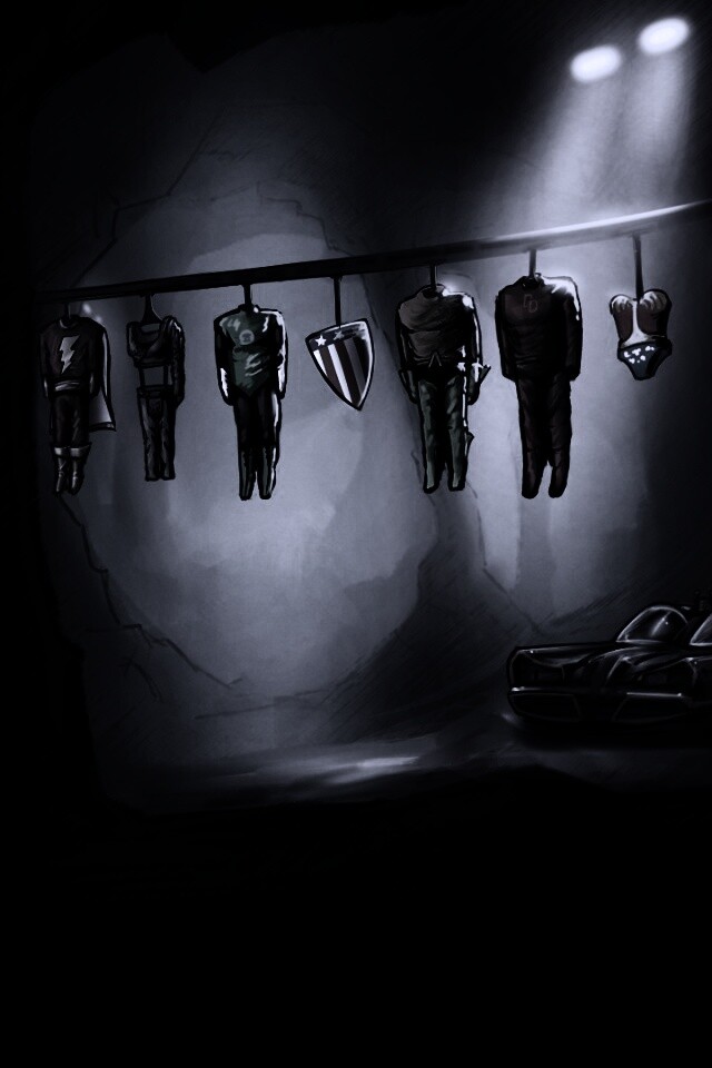 Пещера супергероев обои