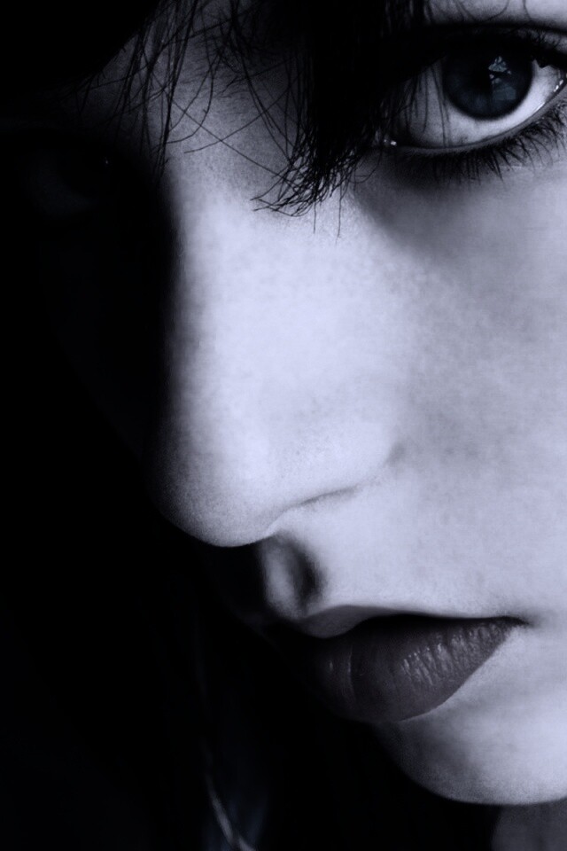 Наушники и девушка обои