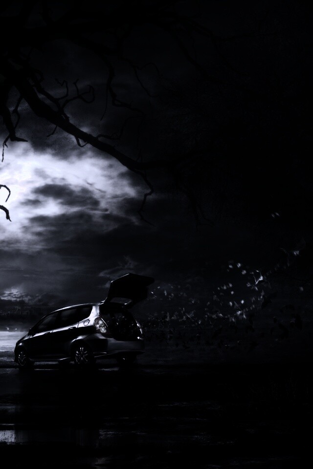 Темное авто обои
