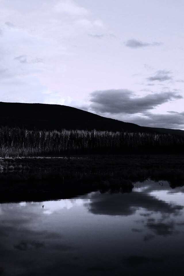 Осеннее озеро обои