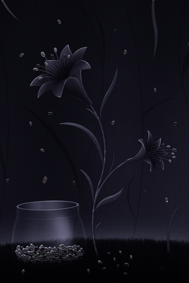 Волшебные цветы и конфетки обои