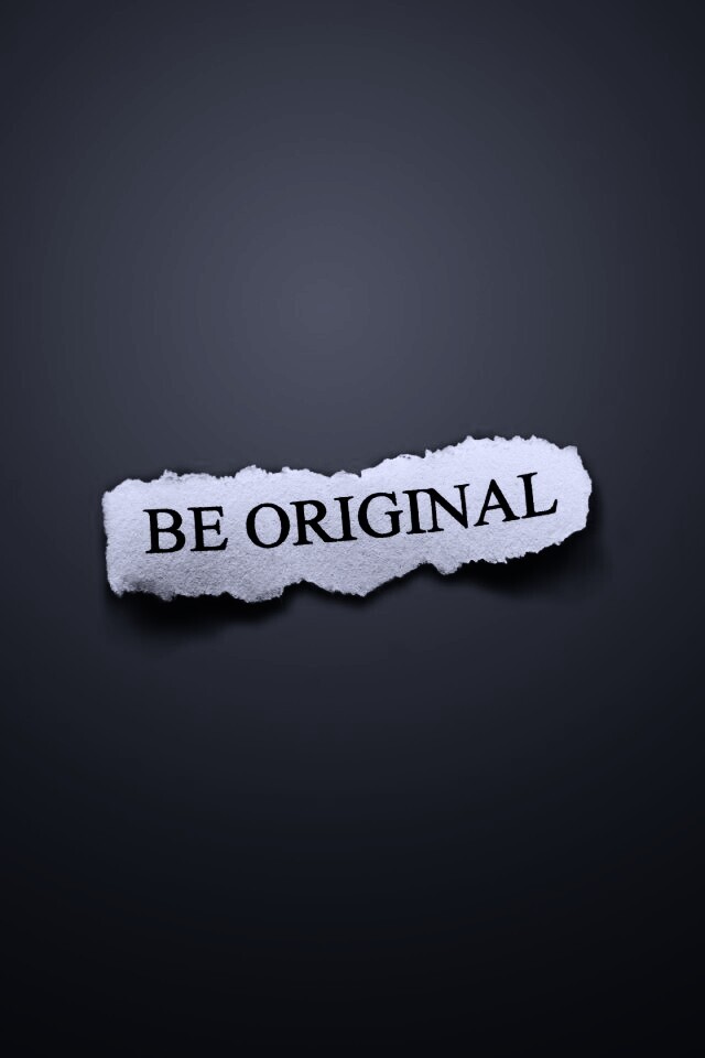 Будь оригинален обои