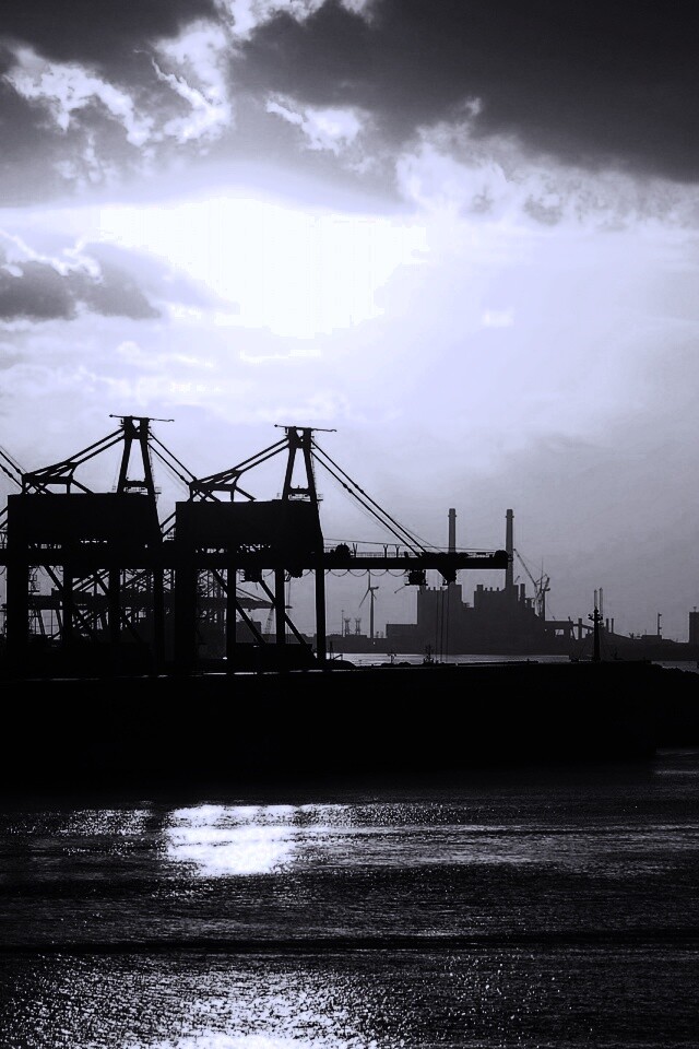 Грузовой порт обои