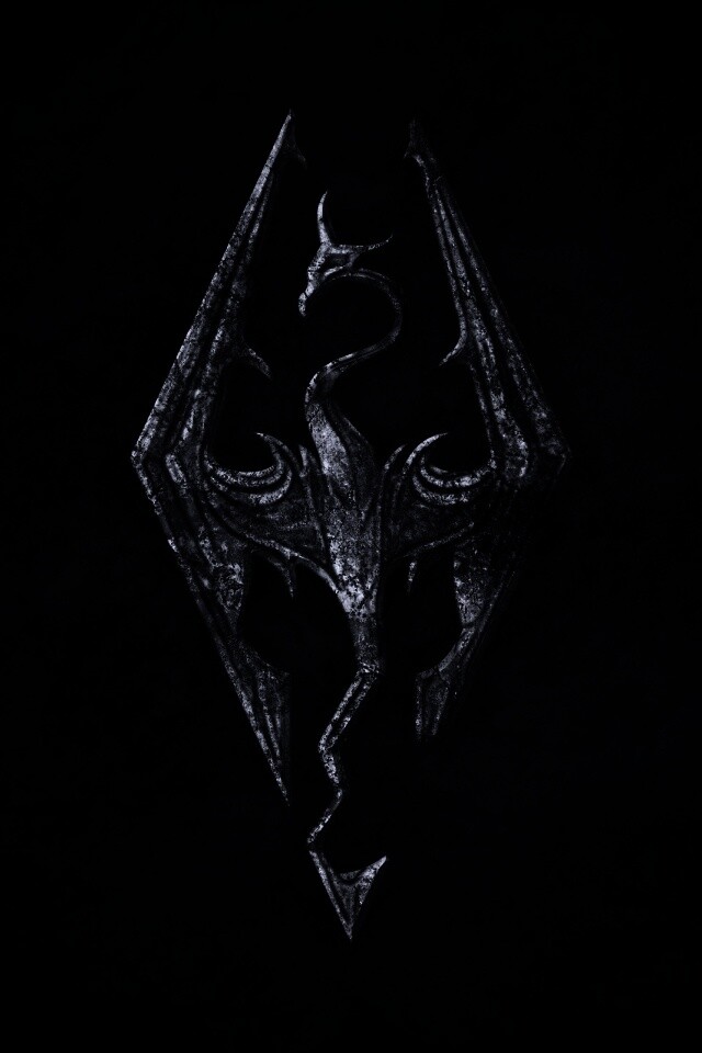 Логотип Skyrim обои