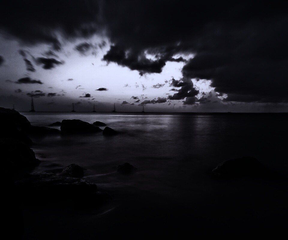 Кровавое море обои