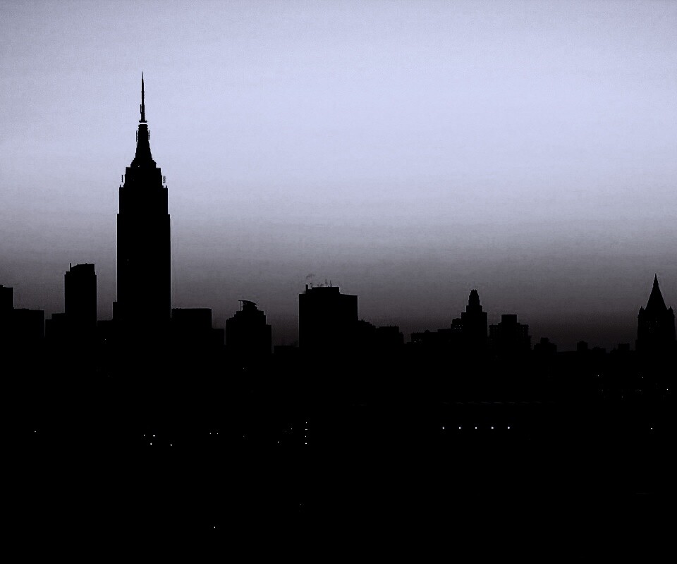 Утренний город обои