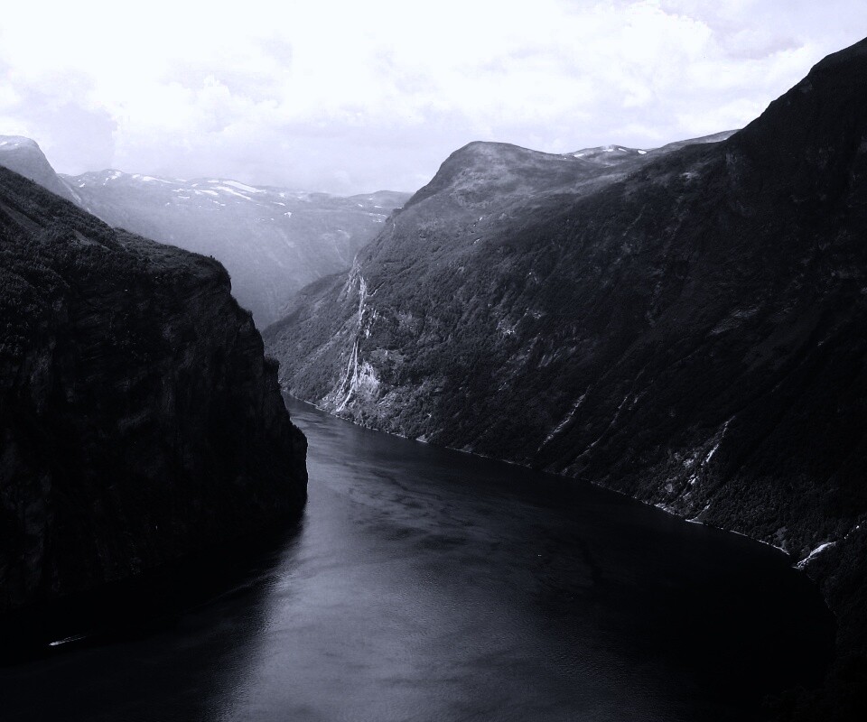 Горная река обои