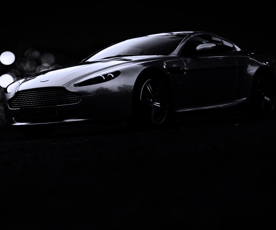 Серебряная машина обои