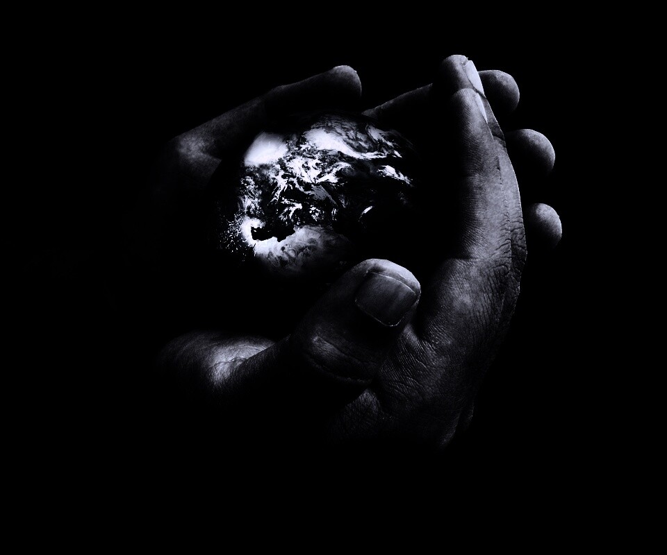 Мир в руках обои