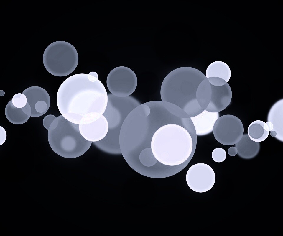 Голубые круги обои