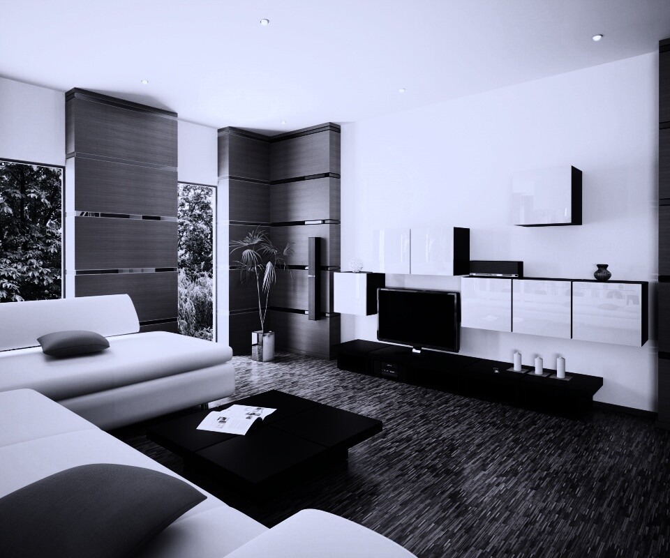 Дизайн гостиной обои