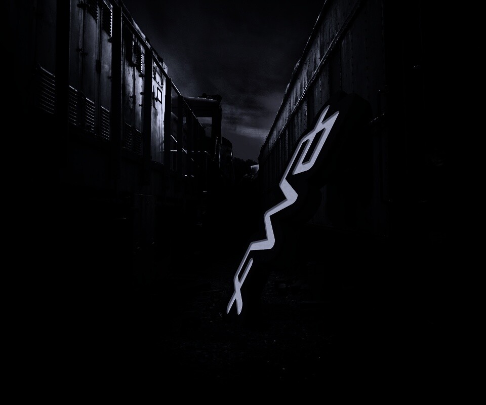 Упавшая вывеска обои