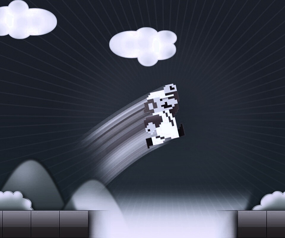 Прыжок Марио обои