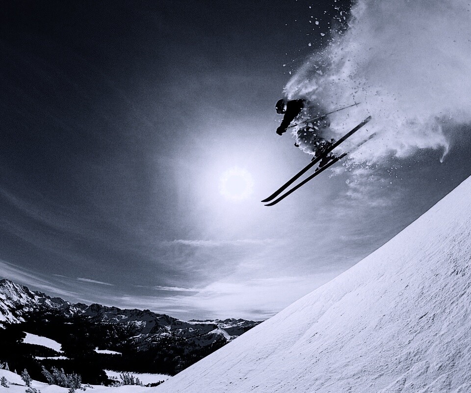 Горнолыжник обои