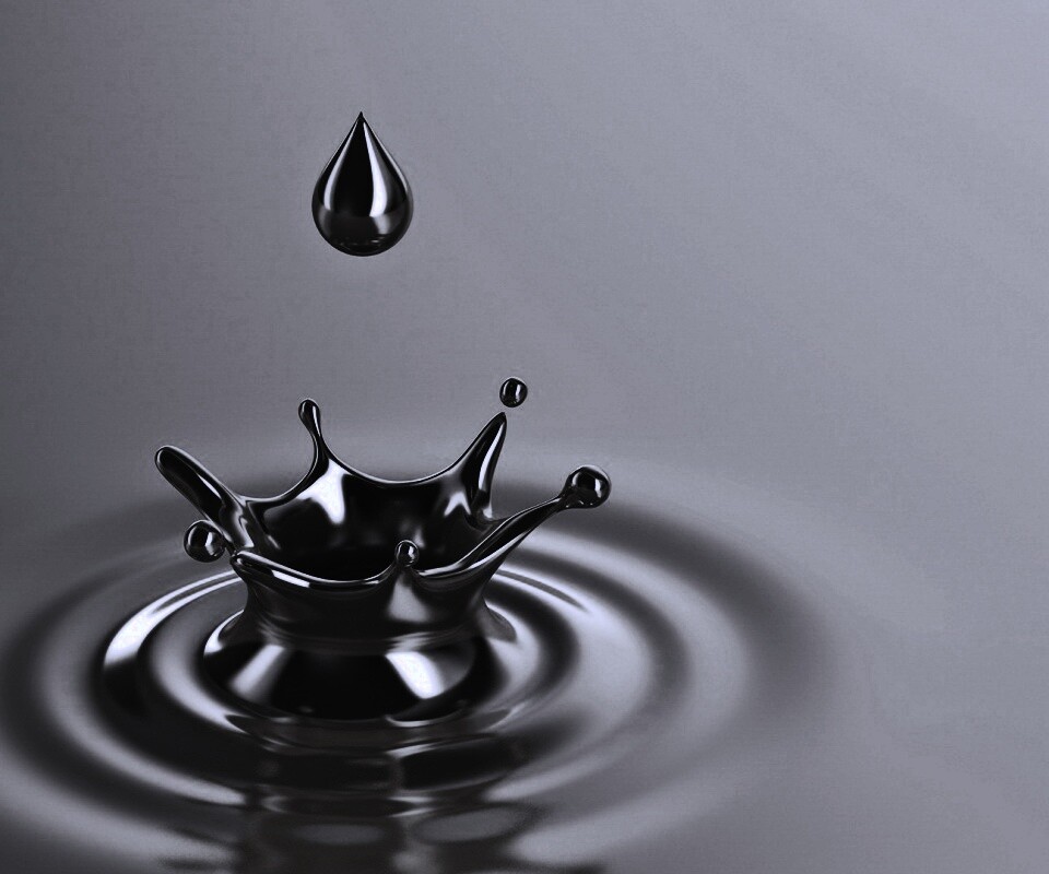 Золотая капля обои