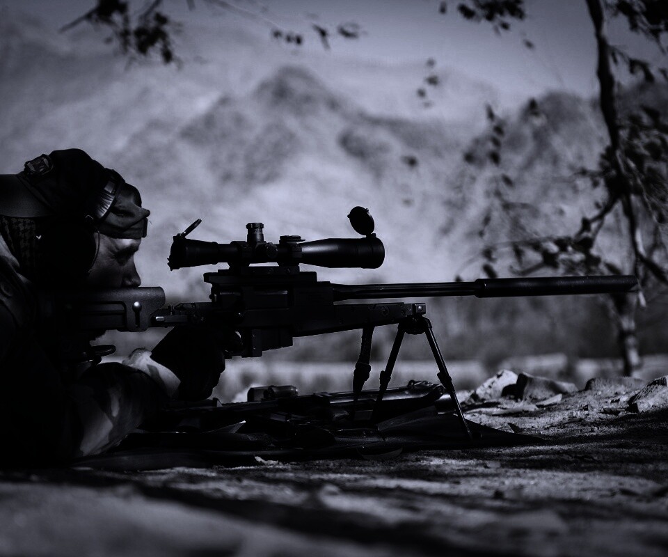 Стрелок в засаде обои