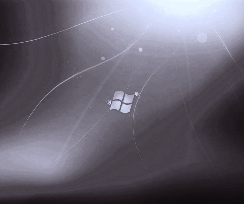 Оранжевый логотип Windows обои