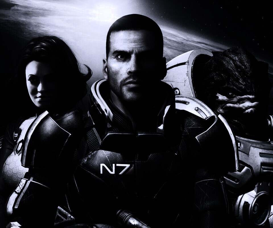 Mass Effect N7 обои