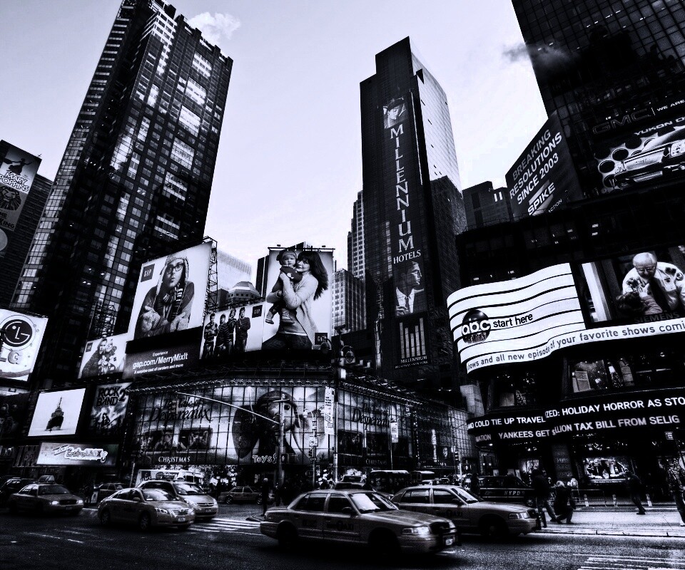 Улицы Нью-Йорка обои