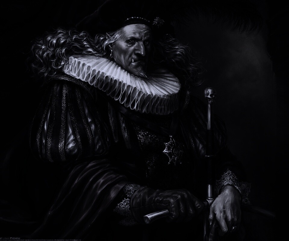 Портрет вампира обои