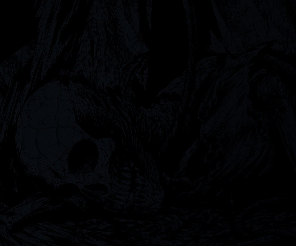 Тлеющий скелет обои