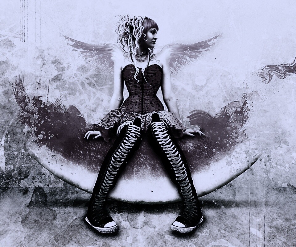 Арбузная девушка обои