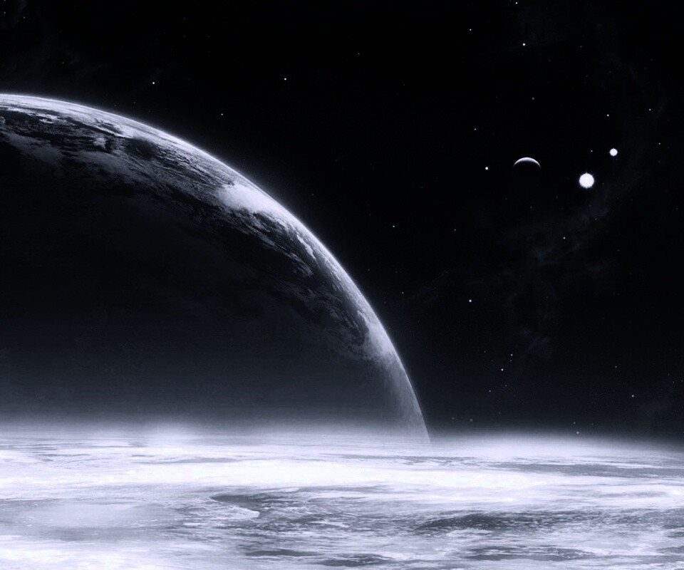 Планета за горизонтом обои