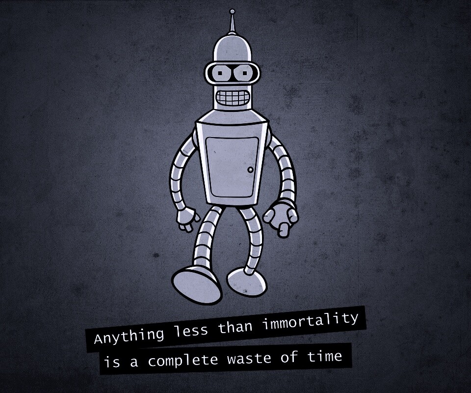 Бендер о смысле жизни обои