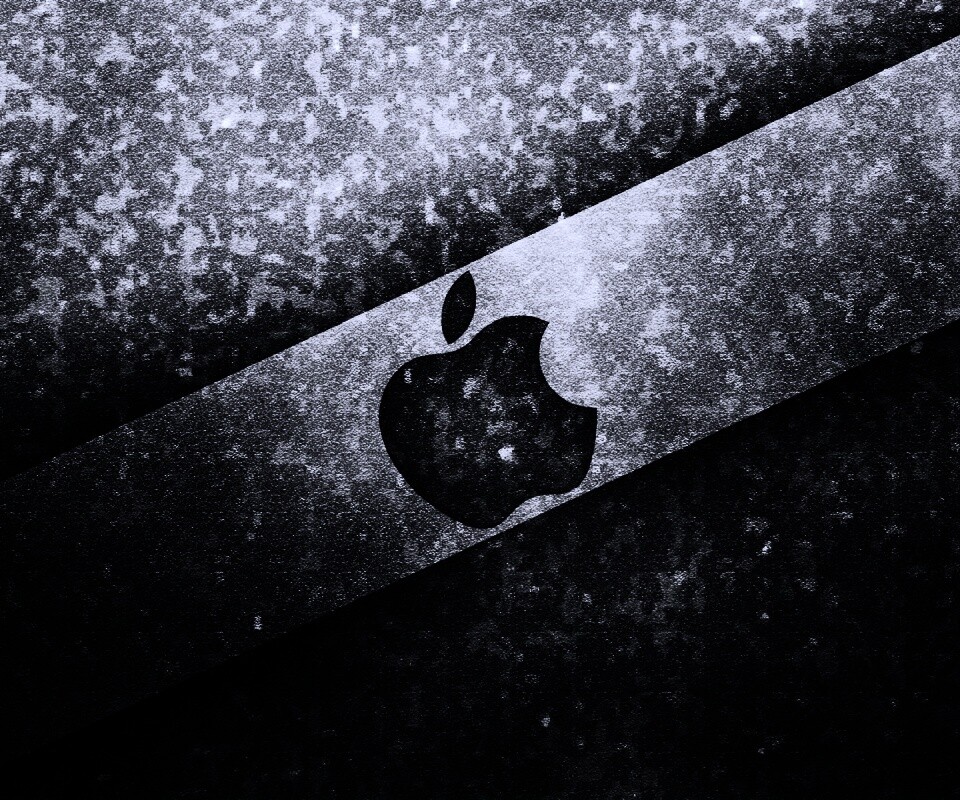 Камуфляжный логотип Эпл обои