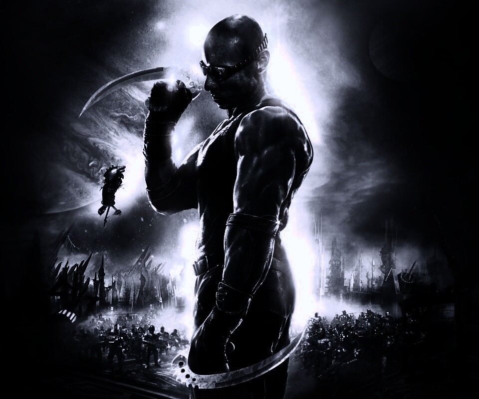 Риддик с клинками обои