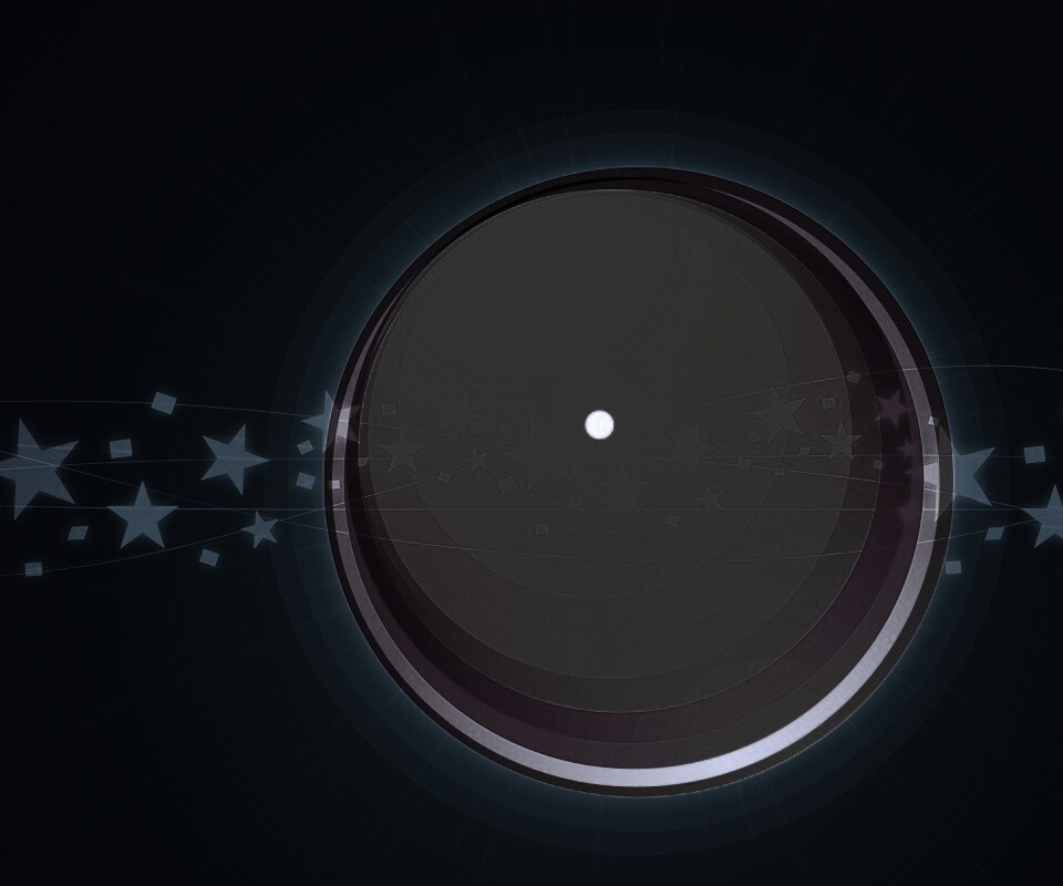 Большой красно-желтый круг обои