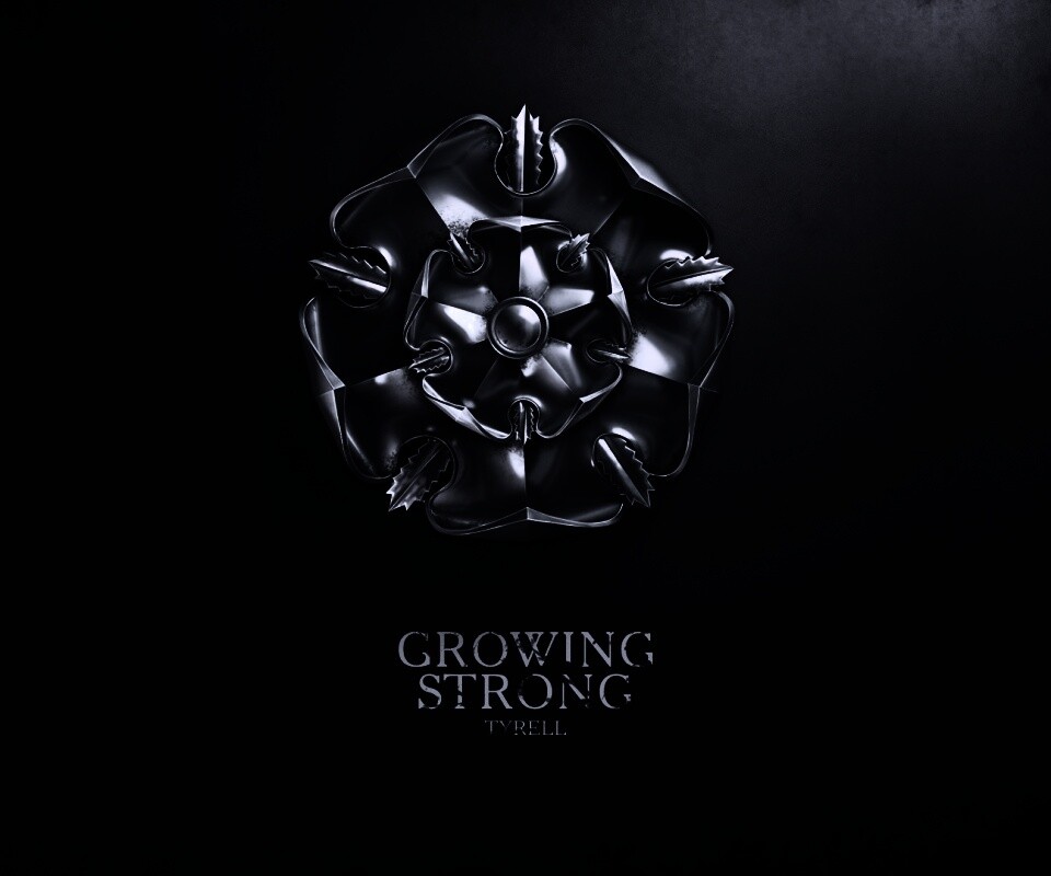 Металлический герб Тиреллов обои