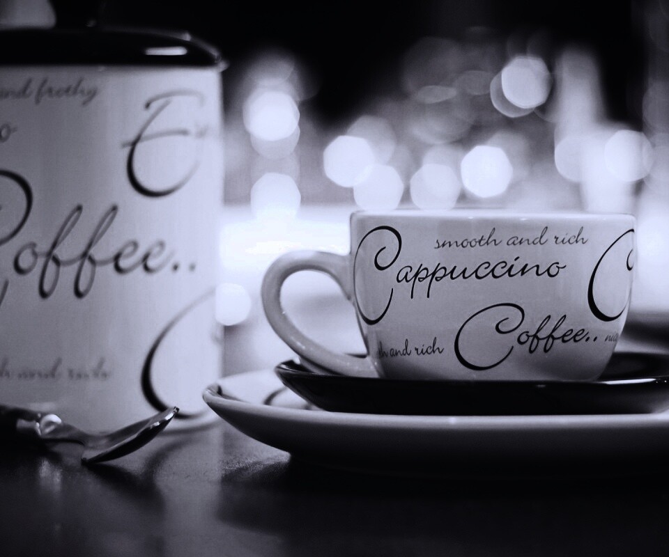 Чашечка капучино обои
