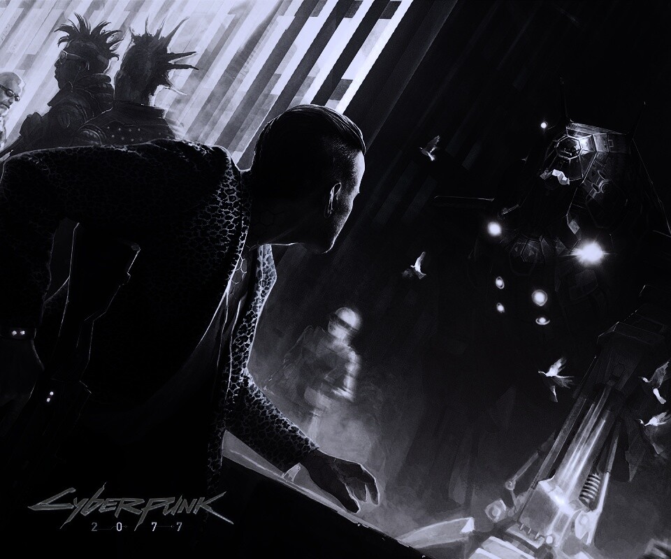 Арт из Киберпанк 2077 обои