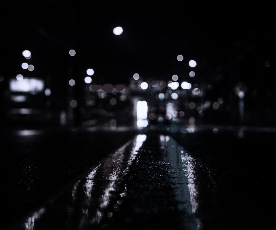 Мокрый асфальт обои