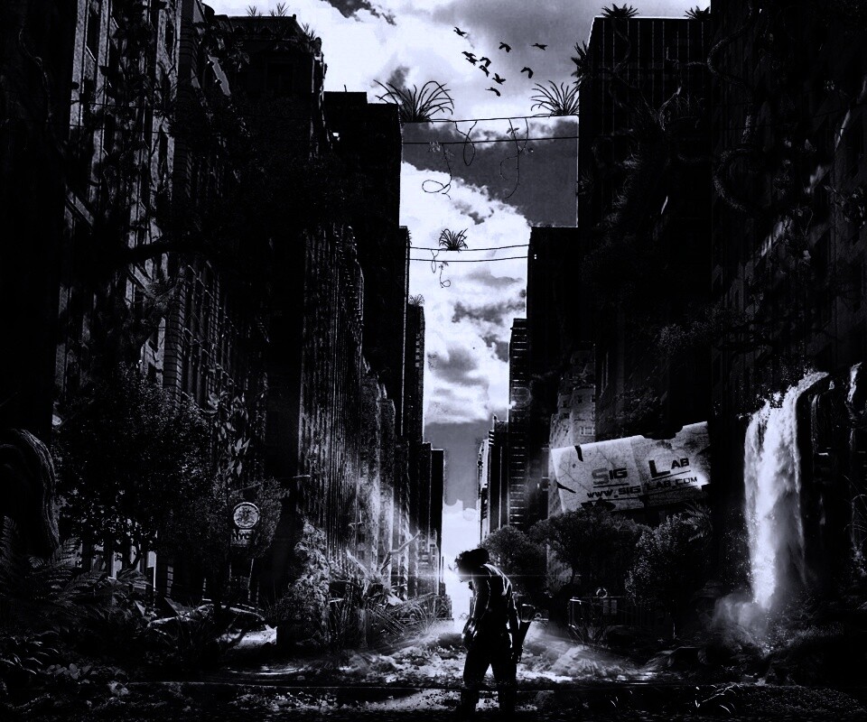 Постапокалиптический мир обои