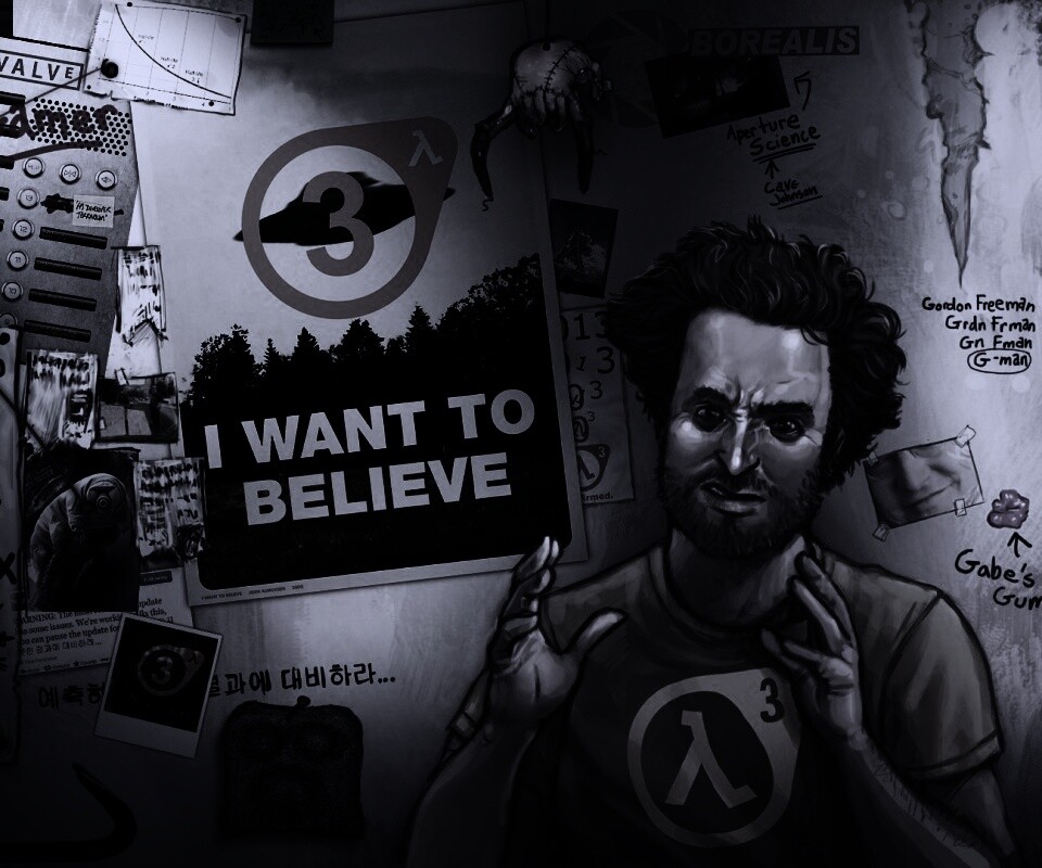Half Life 3 - I want to believe обои