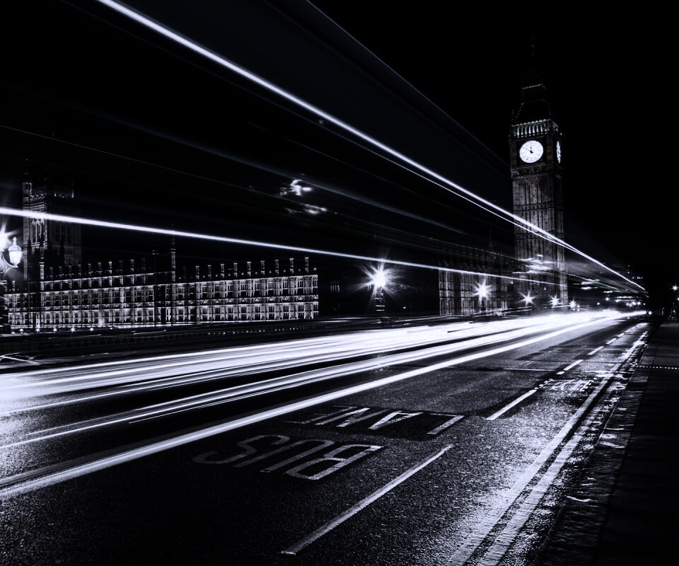 Ночной лондон обои