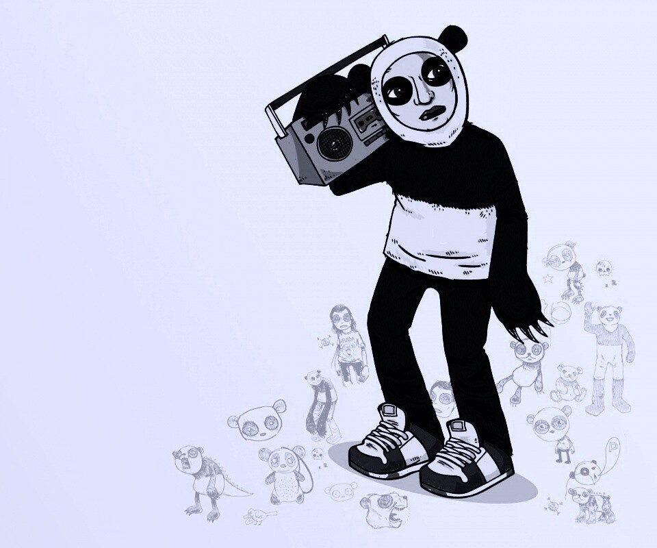 Панда - ньюэйдж обои